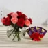 Exotic Mixed Roses & Dairy Milk : RJ Events & Party Planner