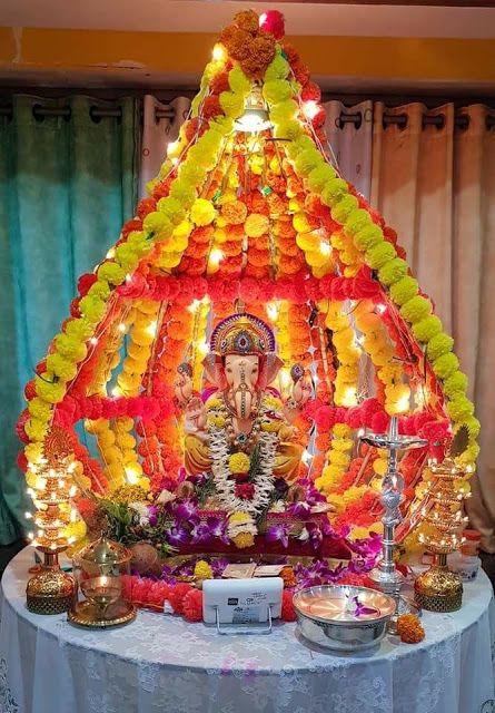 Ganesh Chaturthi Decorations : RJ Events & Party Planner